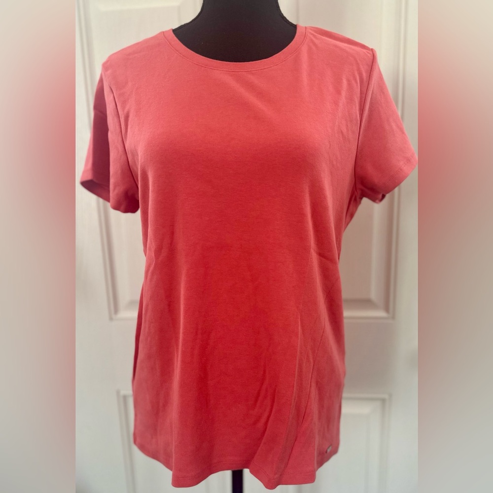 DKNY Salmon Relaxed Short Sleeve Tee, XL